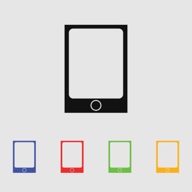 Web ve mobil için tablet vektör simge