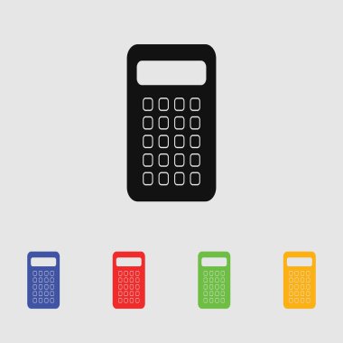 vektör hesap makinesi simge