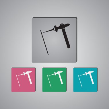 Sürücü için çekiç çivi