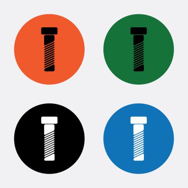 Vektör cıvata simgesi