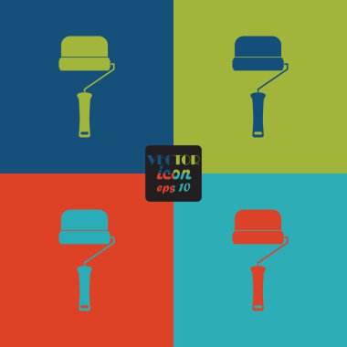 boya silindiri. vektör çizim.