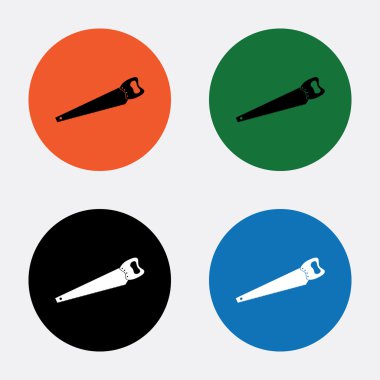 Testere simgesi. Sembolü gördüm.