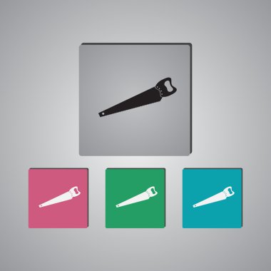 Testere simgesi. Sembolü gördüm.