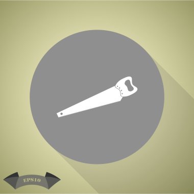 Testere simgesi. Sembolü gördüm.