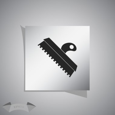 Mala kiremit simgesi. Spatula onarım aracı işareti. 