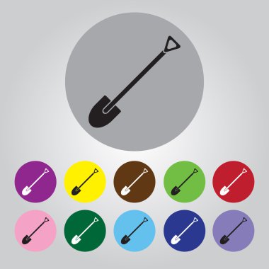 kürek vektör simgesi