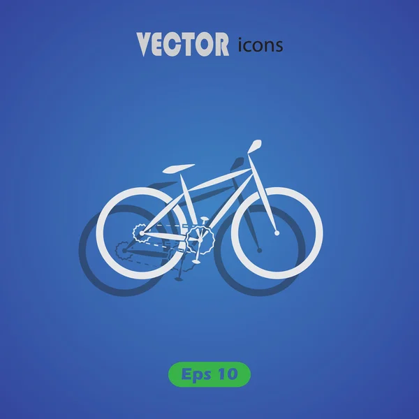 Bicyclette icône du sport — Image vectorielle