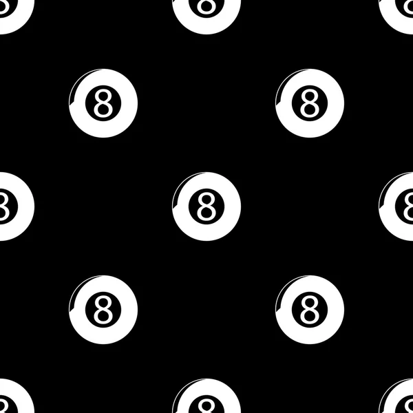 Huit icône de sport de ballon de billard — Image vectorielle