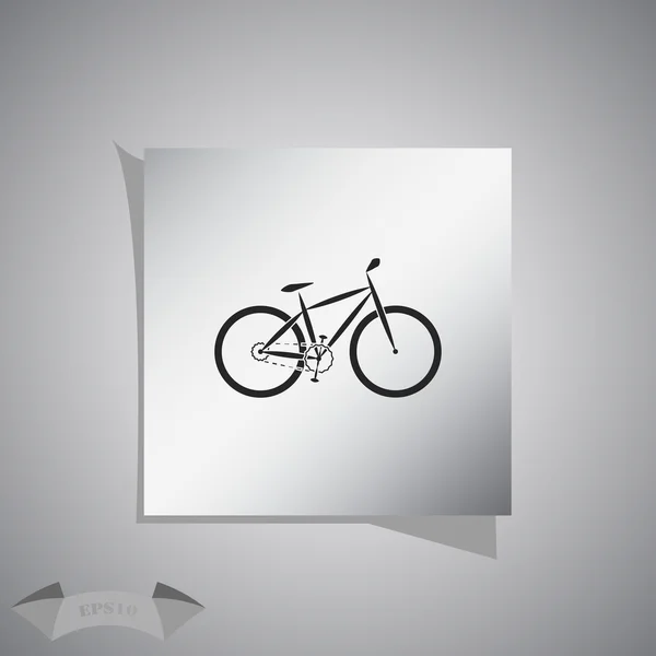 Велосипед спорт значок — стоковий вектор