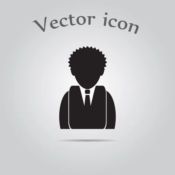 Ícone vetorial Businessman para web e mobile — Vetor de Stock