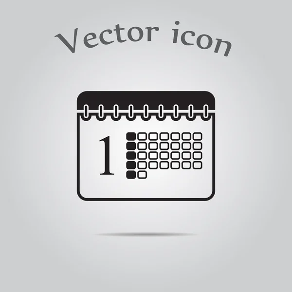 Иконка календаря / вектор значка календаря / иконка календаря — стоковый вектор