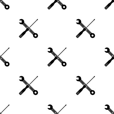 Somun anahtarı ve tornavida simgesi