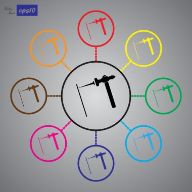 Sürücü için çekiç çivi