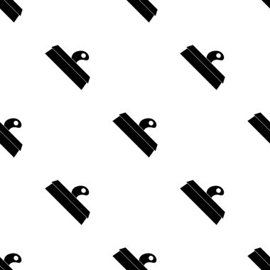 Geniş esnek blade ile geniş spatula aracı siyah siluet simge 