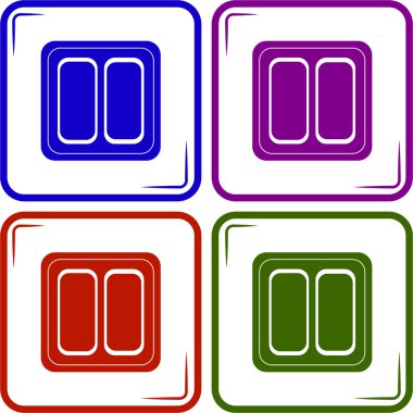 Elektrik anahtarı iki düğmeleri