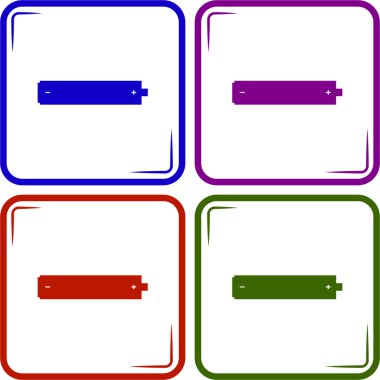 Pil simgesi, pil simgesi vektör