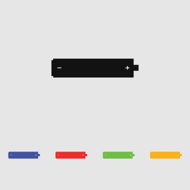 Pil simgesi, pil simgesi vektör