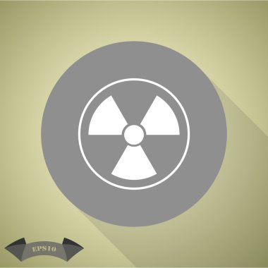 Radyasyon simgesi. Radyasyon sembolü.