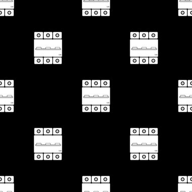 Üç fazlı makine 10 amper simgesi