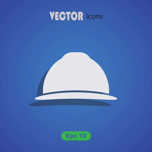 Icono del casco de trabajo — Vector de stock