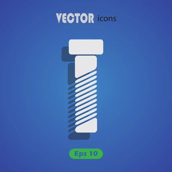 Icono de perno vectorial — Vector de stock