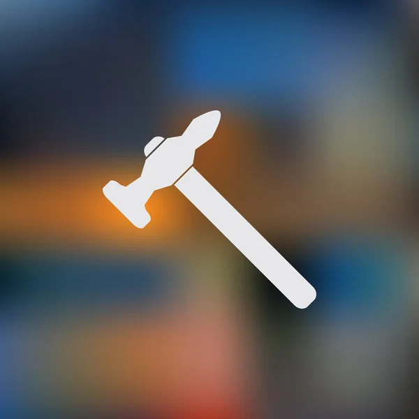Ícone de martelo / vetor de ícone de martelo / imagem de ícone de martelo / imagem de ícone de martelo / gráfico de ícone de martelo / arte de ícone de martelo — Vetor de Stock