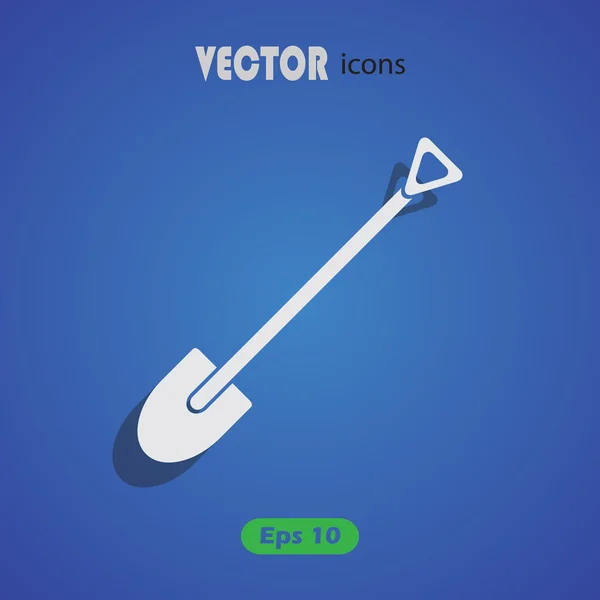 Pala vector icono — Vector de stock