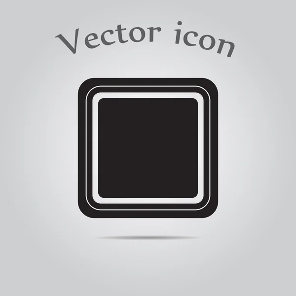 Interruptor eléctrico uno botones — Vector de stock