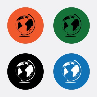 vektör küre simgeler