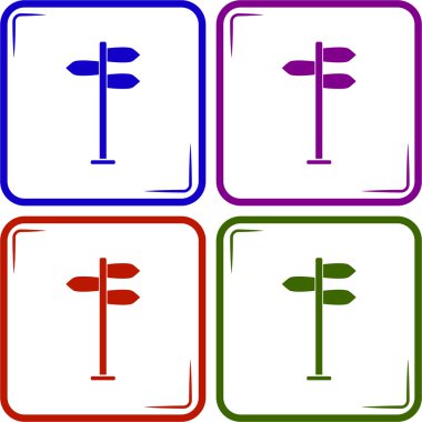 İşareti vektör simgesi