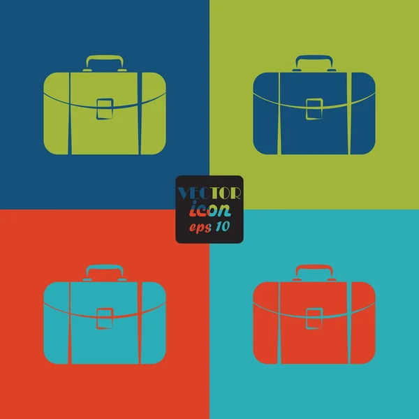 Icône sac de voyage — Image vectorielle