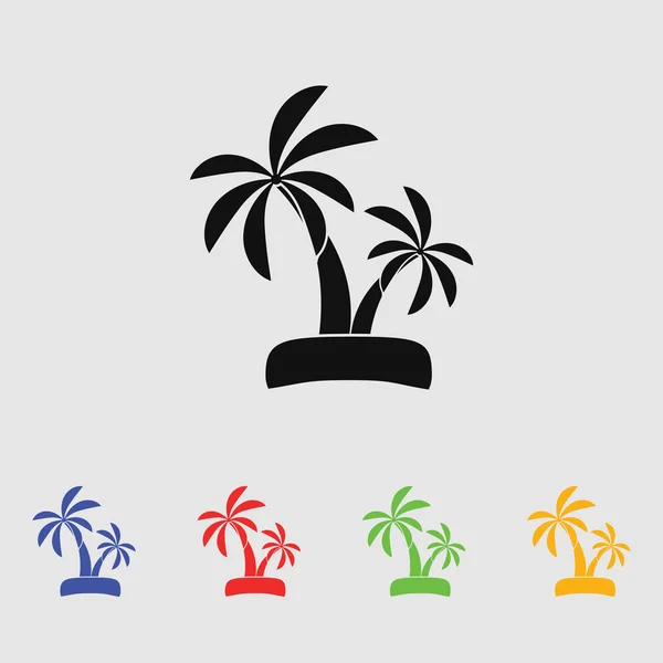 Palm Vector icon — Stock Vector