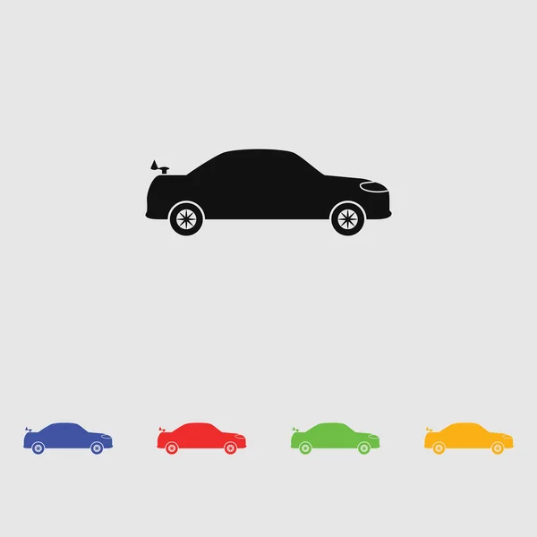 Coche icono vector — Vector de stock