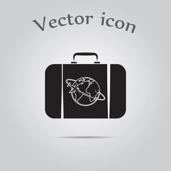 Icono de bolsa de viaje — Vector de stock