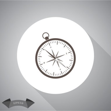 Pusula vektör simgesi