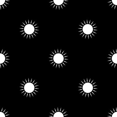 Güneş vektör simgesi