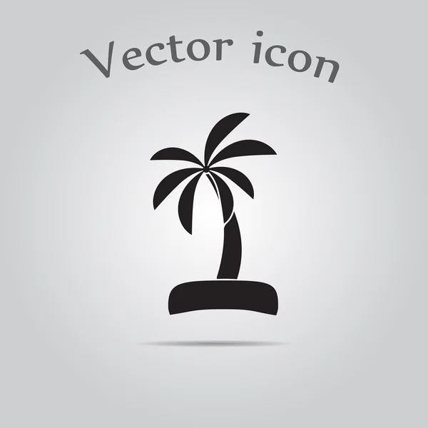 Pálma vektor ikonra — Stock Vector