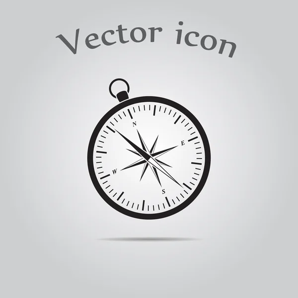 Brújula vector icono — Vector de stock