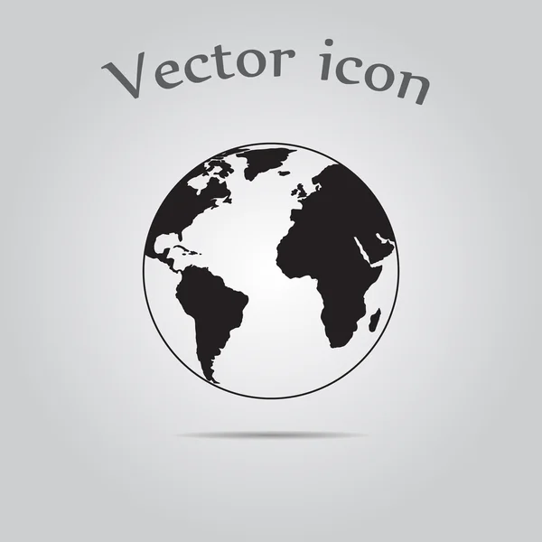 Earth. Vector icon — Stock Vector