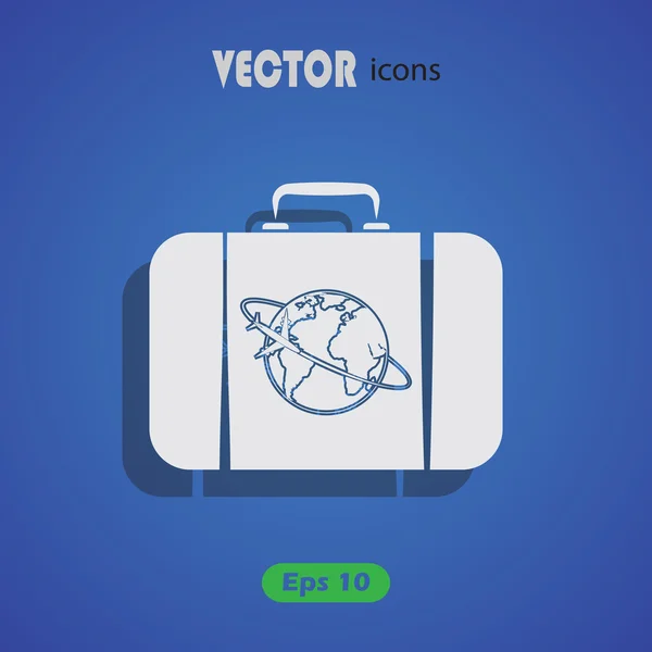 Travel bag icon — Stock Vector