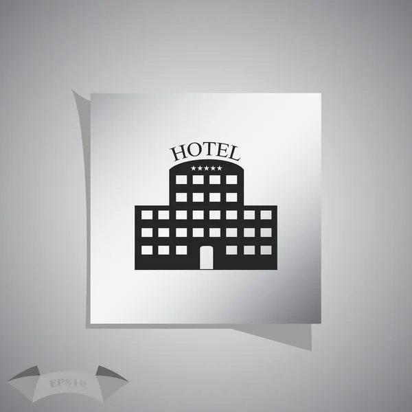 Icône vectorielle hôtel — Image vectorielle