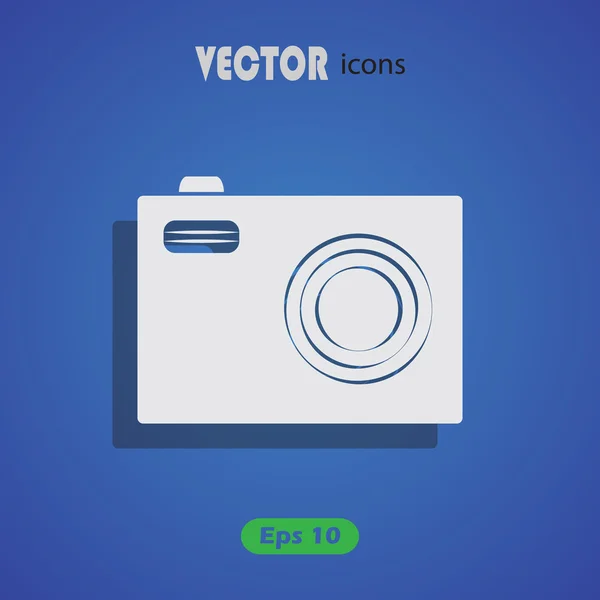 Cámara vector icono — Vector de stock