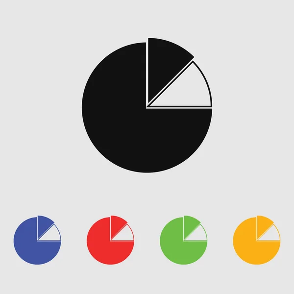 Круговая диаграмма — стоковый вектор