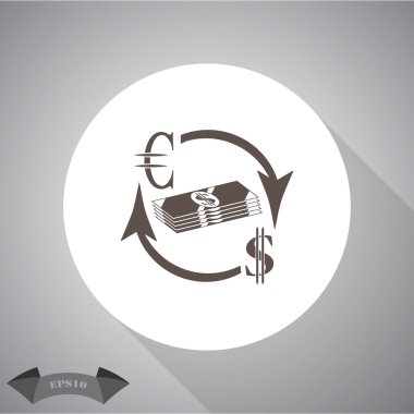 Para Dönüştür simgesini tıklatın. Euro dolar