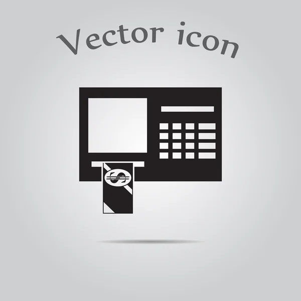Icono de vector ATM — Vector de stock