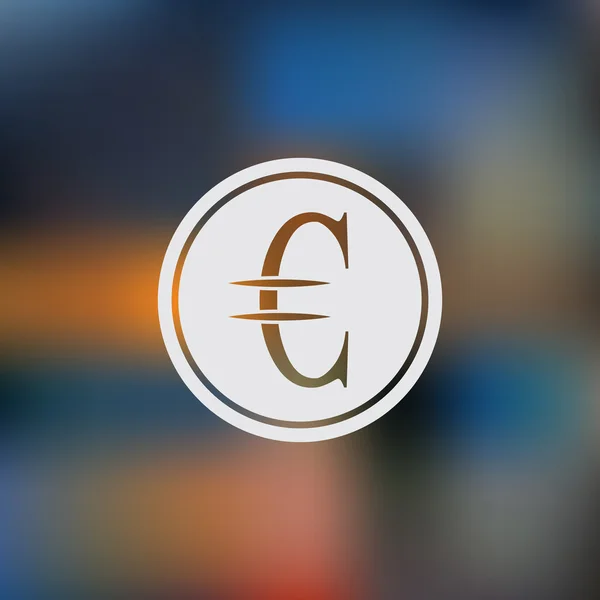 Euro cent pictogram — Stockvector