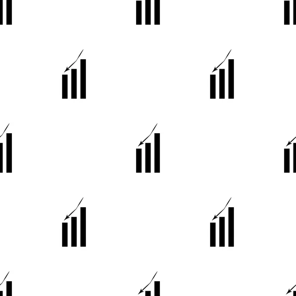 Gráfico de ícone vetorial cai —  Vetores de Stock