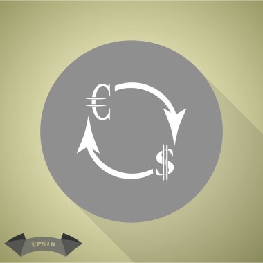 Para Dönüştür simgesini tıklatın. Euro dolar