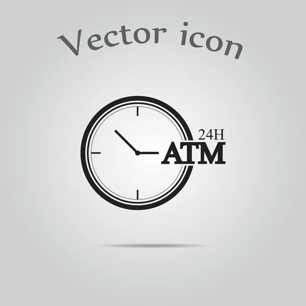 Значок "Clock ATM" . — стоковый вектор
