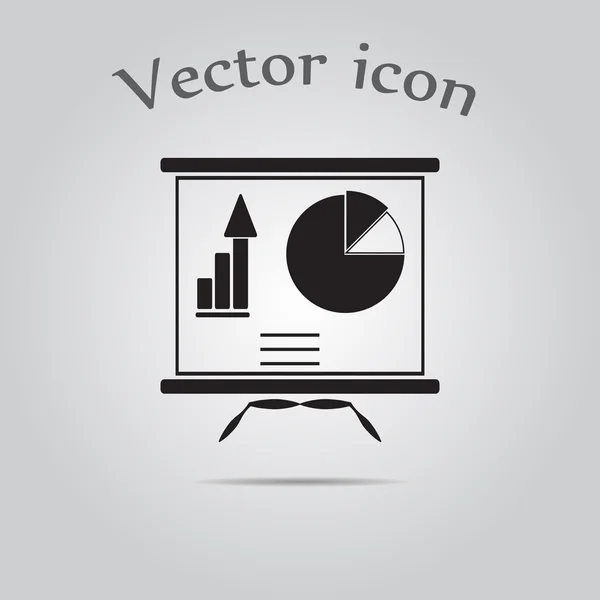 Значок векторного графа — стоковый вектор